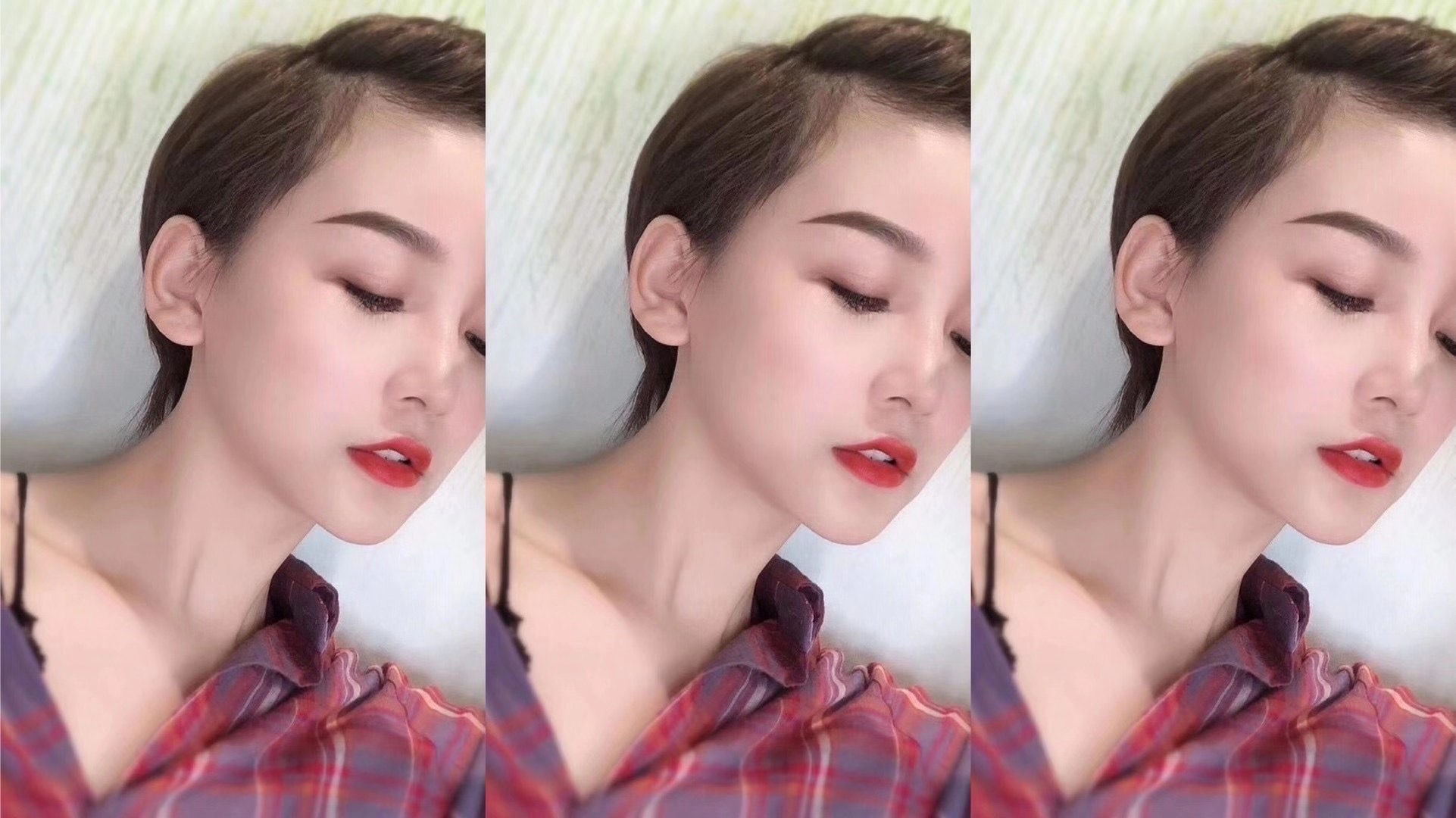 #定妆前后对比# 最浪漫的不是陪你变老 