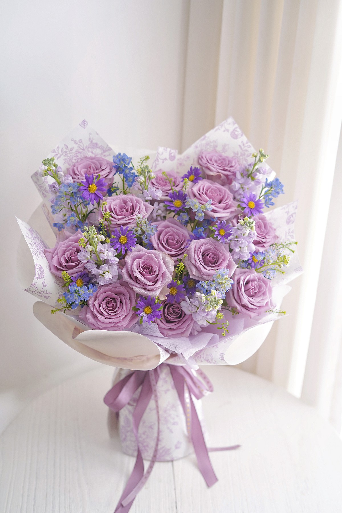 如果浪漫有颜色💐 那她💜一定是紫色 你说 配图3