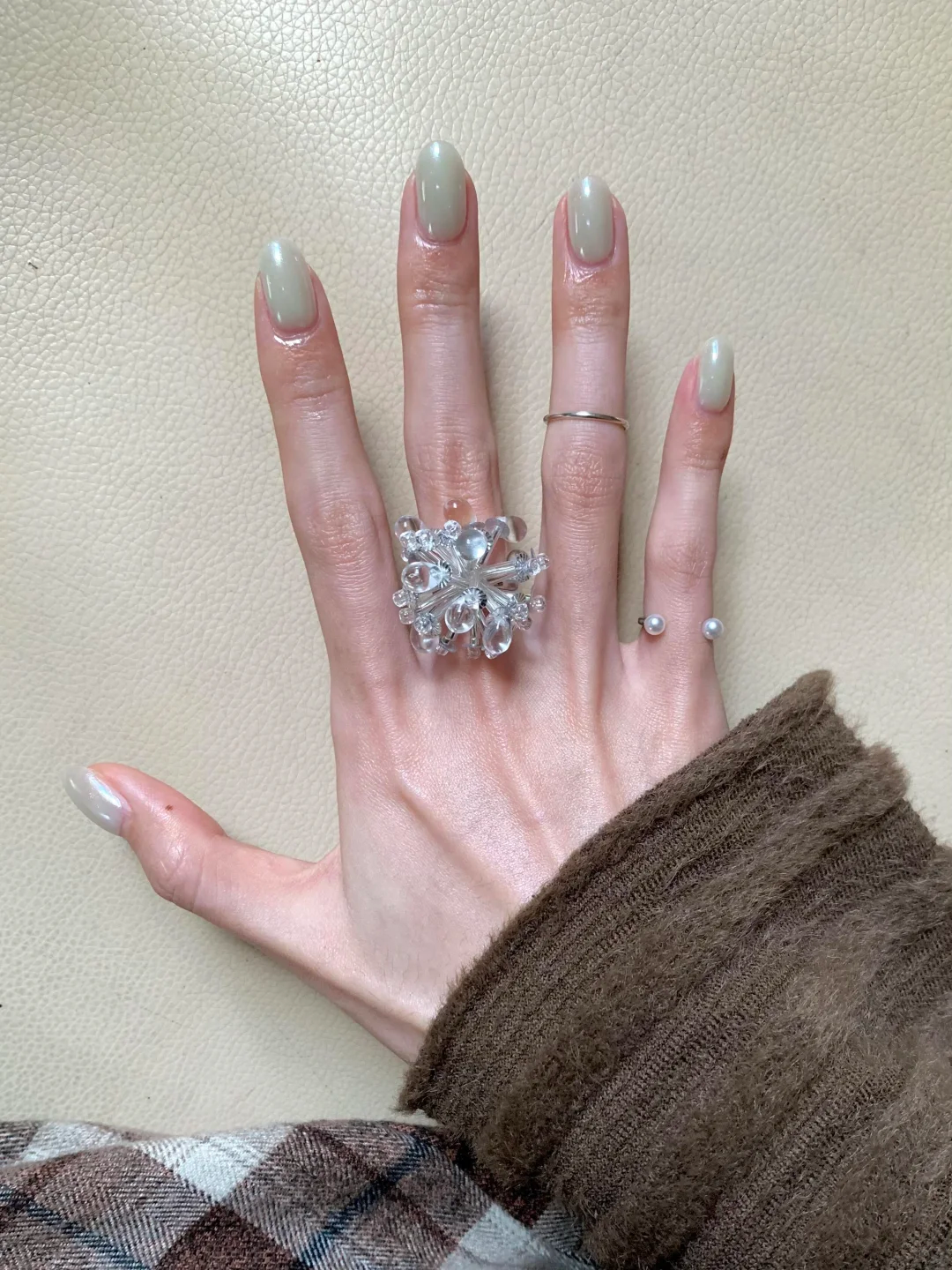 #今日美甲分享 New nail💅蜜瓜海