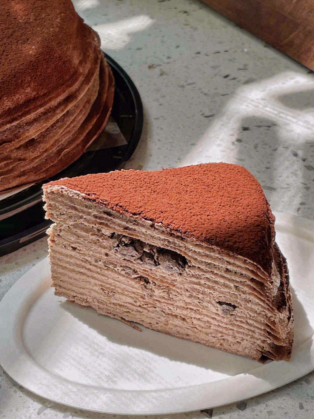 🥞千层皮很柔软，黑松露巧克力奶油很细腻丝 配图2