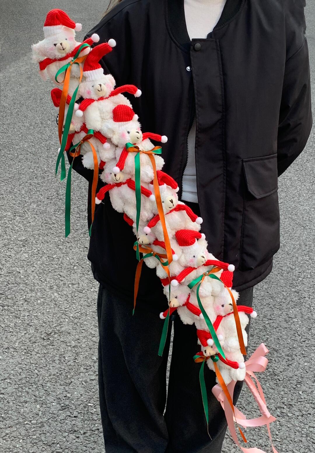 圣诞糖葫芦系列之🎄 ✨一米公仔花~ 简直 配图3