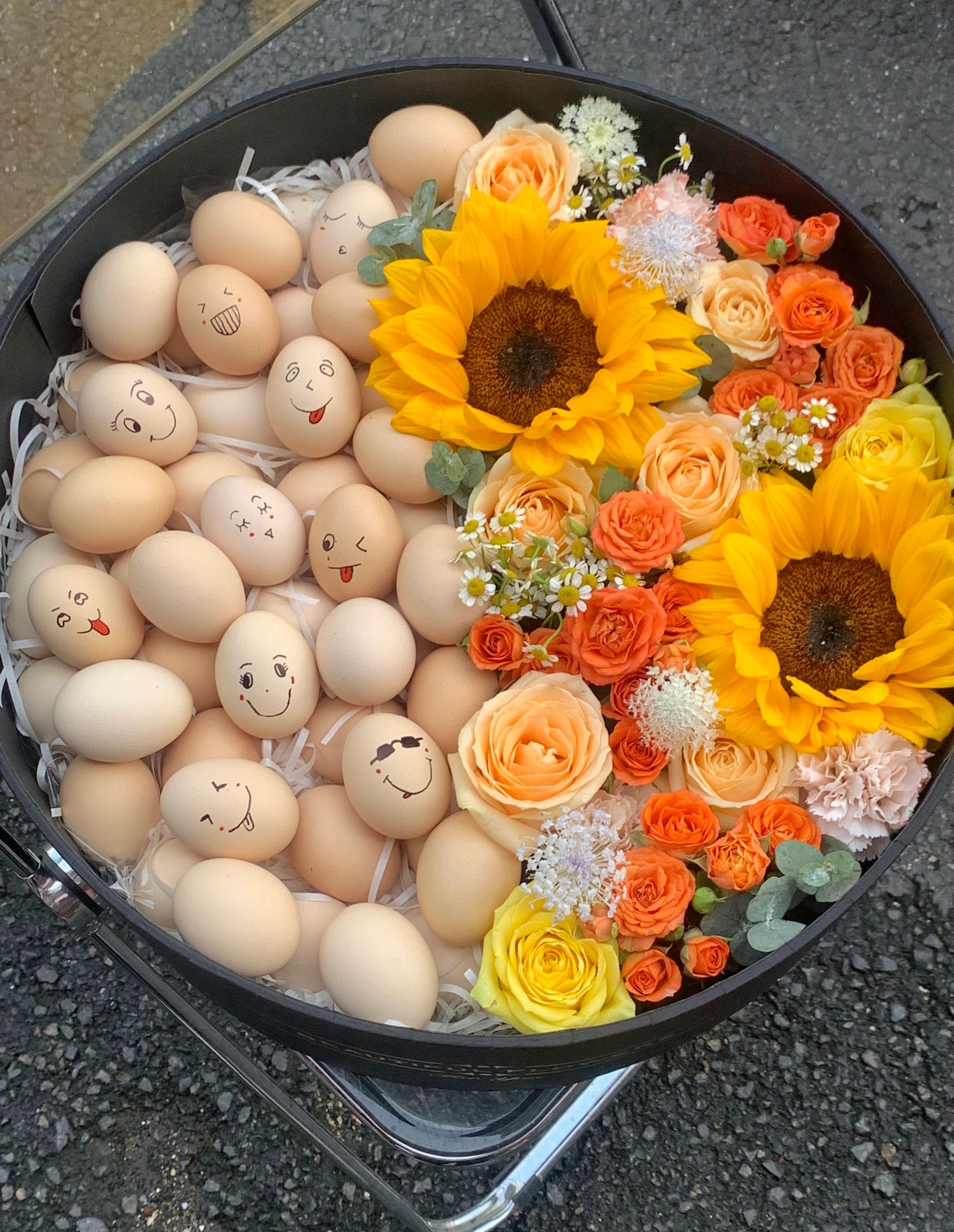 鸡蛋花盒🥚 送闺蜜生宝宝鸡蛋花盒🌸 鸡蛋 配图1