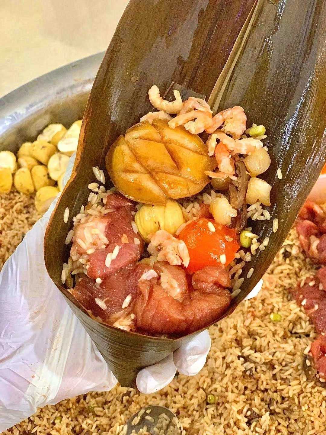 🌊海鲜粽臻选天然干鲍、虾米、瑶柱等食材🦐 配图3