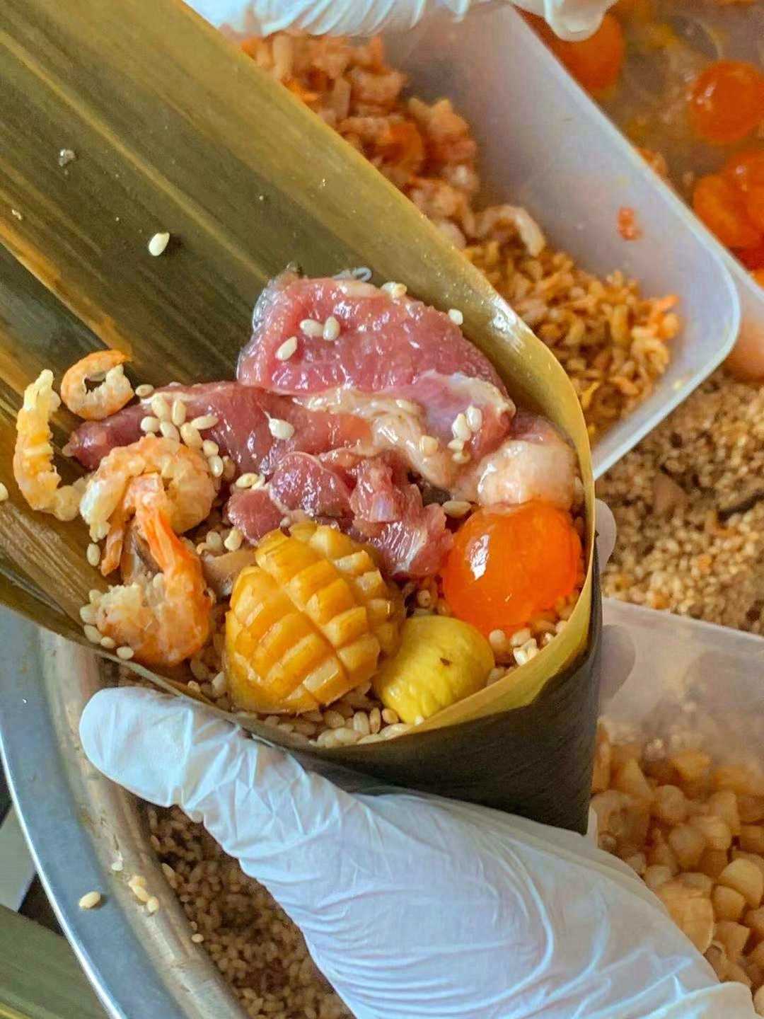 🌊海鲜粽臻选天然干鲍、虾米、瑶柱等食材🦐 配图2
