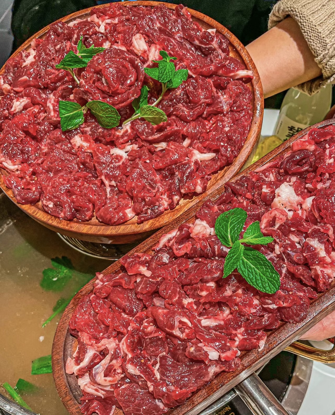 新鲜涮牛肉火锅 作为肉食爱好者，爱了［爱 配图1