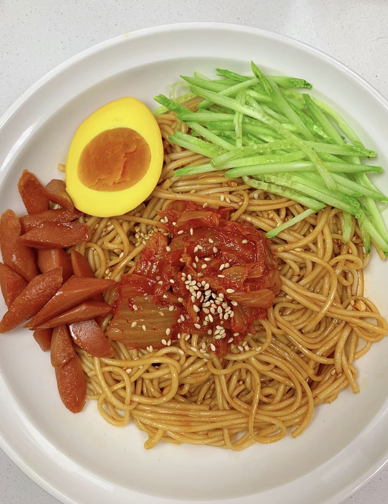 韩式拌面，热情奔放的美味冲击！丰富的食材 配图1