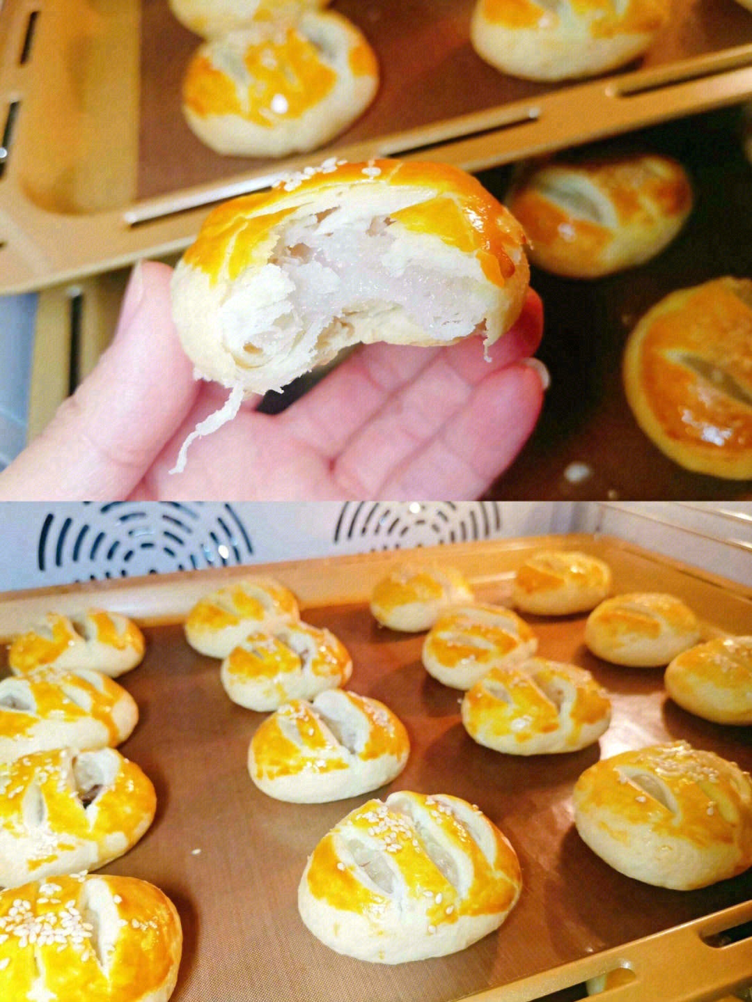 🥞油酥层层松软，薄如棉纸，外皮焙至金黄💛 配图2