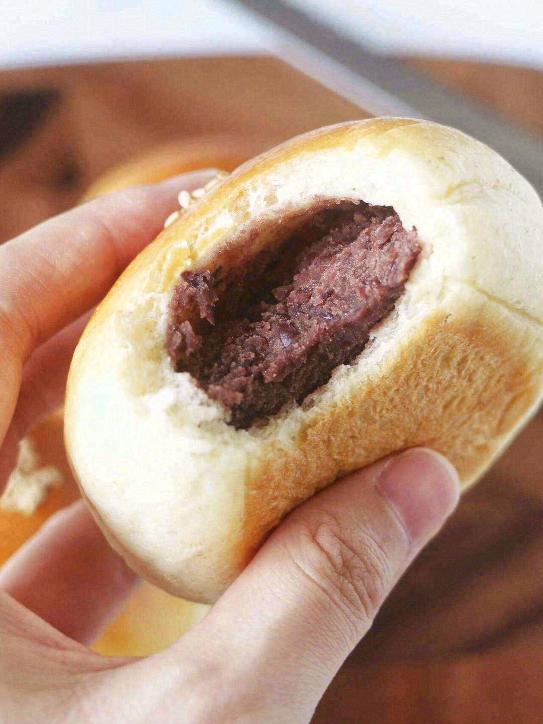 🫘红豆面包——手工熬制红糖红豆馅✅ 细腻 配图1