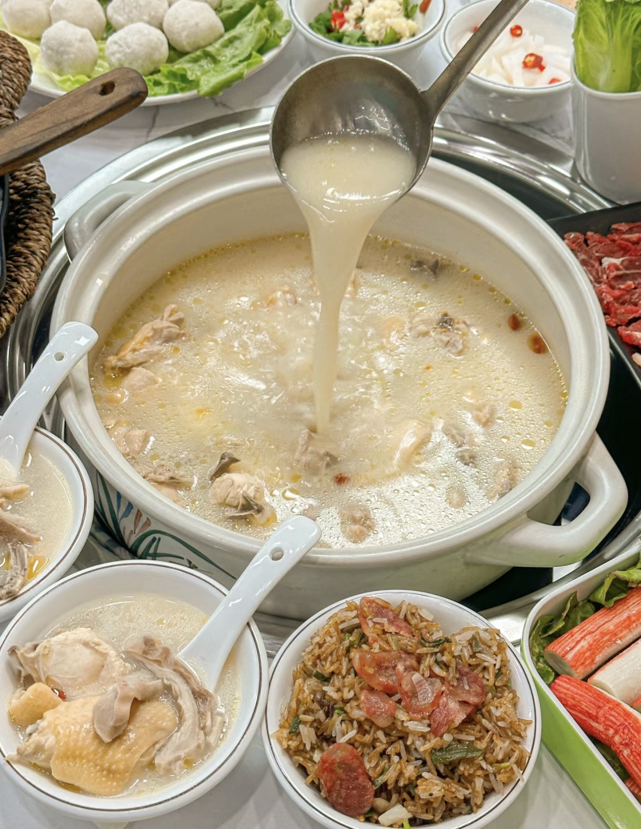 👀猪肚和鸡肉的完美搭配，营养又美味👀！  配图1