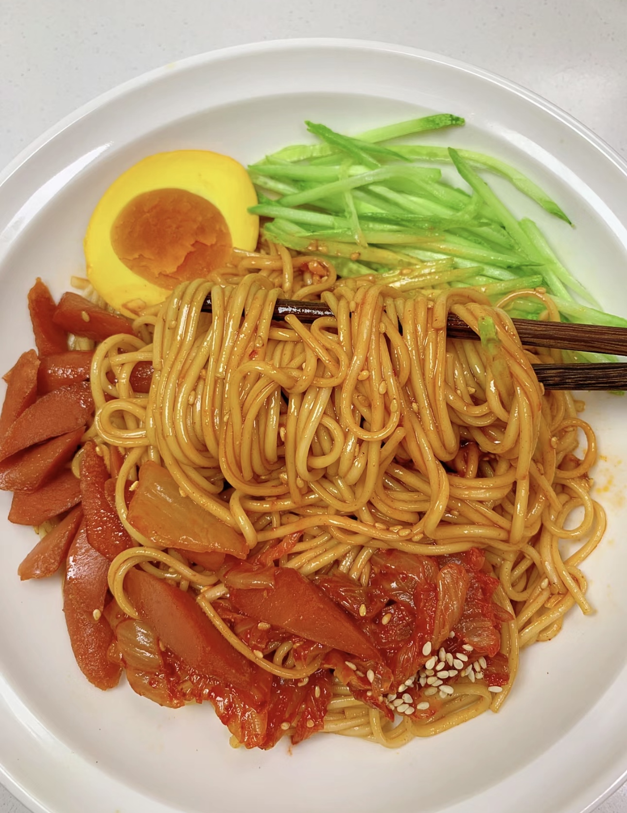 韩式拌面，热情奔放的美味冲击！丰富的食材 配图3