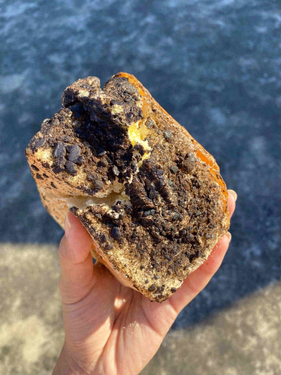 🍫巧克力的表面铺满了可可粉✨是有点微苦的 配图3