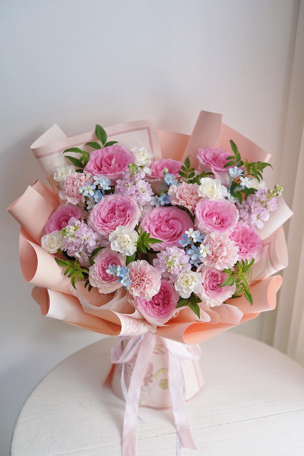 这束洛神🌸 替我藏好了心事 花瓣从奶白晕 配图3