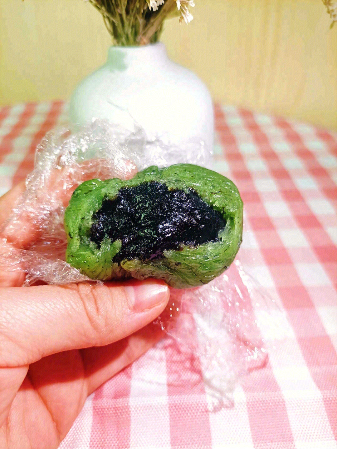 🌾黑芝麻是最新推出的口味👄 每一枚青团中 配图2