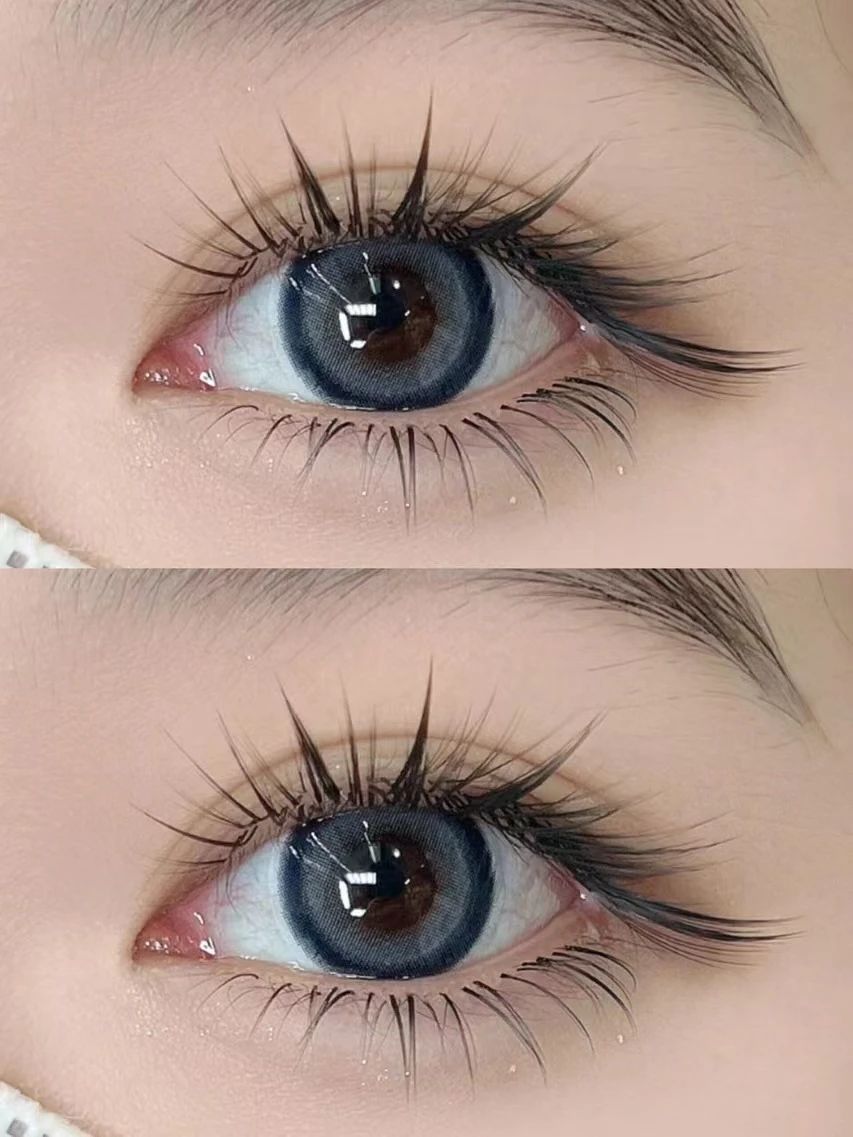 今日份美睫 生活很美，你很甜 睁眼闭眼"