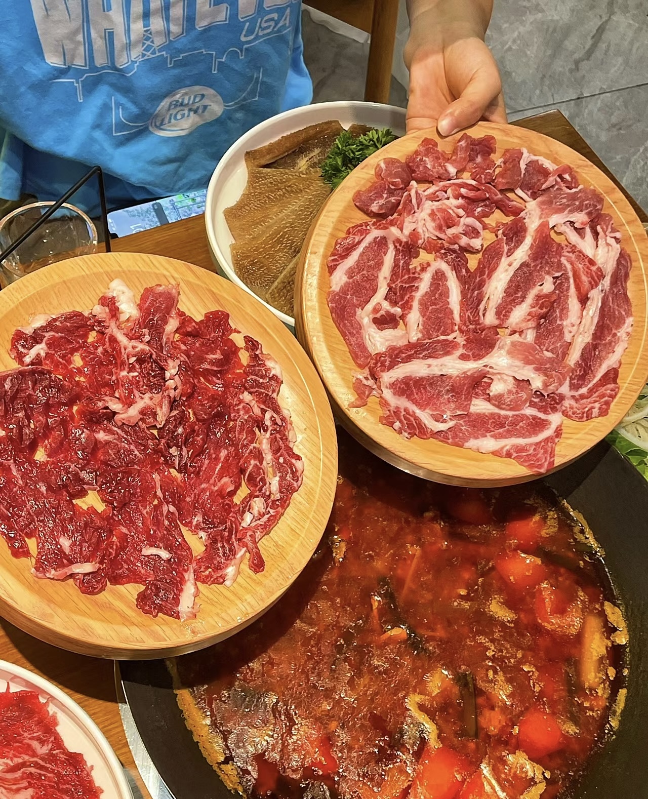五花肉火锅！现炒黑猪肉锅底uu们一定要点 配图3