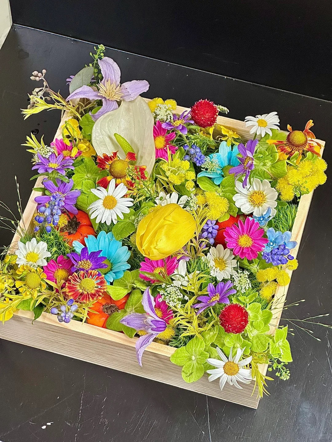 🌈多巴胺色系花盒 仿佛把整个花园🌸捧在了 配图1