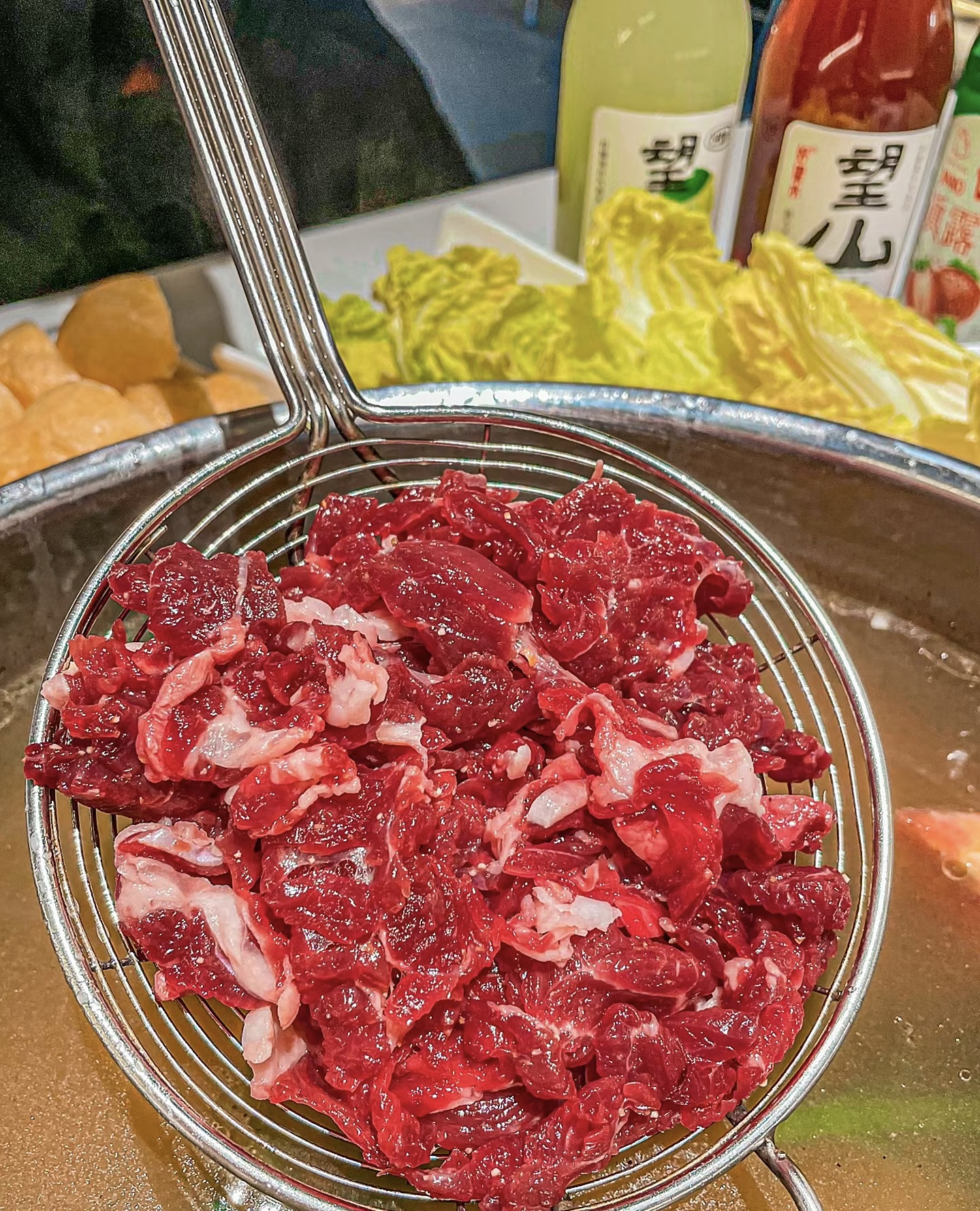 新鲜涮牛肉火锅 作为肉食爱好者，爱了［爱 配图3