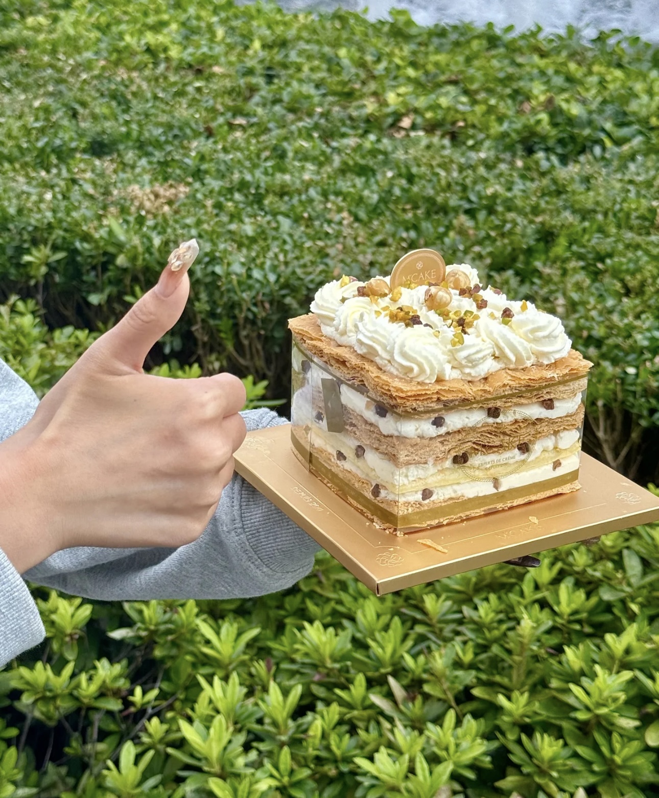 🍰「拿破仑蛋糕，千层魅力，一口尝尽法式风 配图1