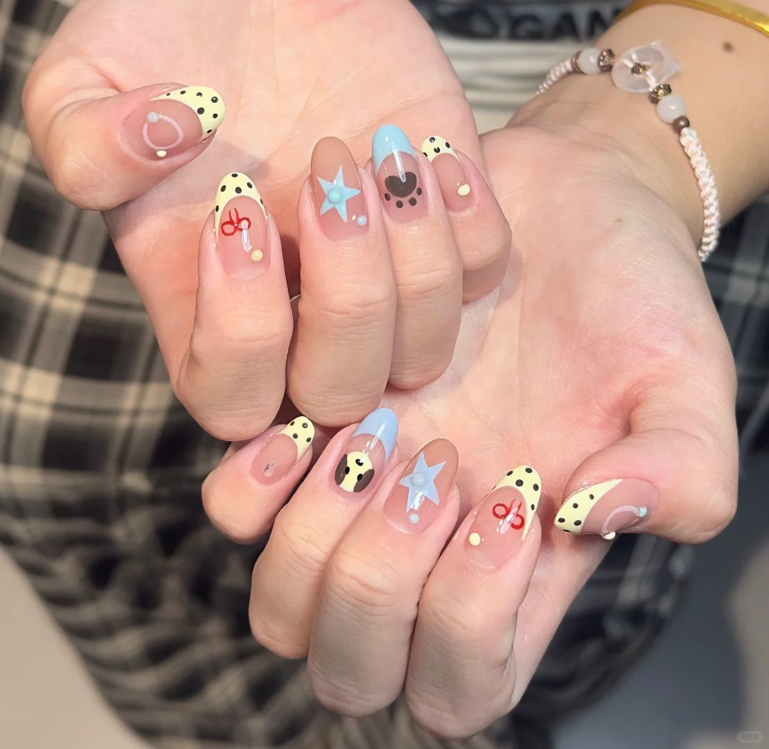 可爱风💅 波点与小元素碰撞，可爱超标啦！