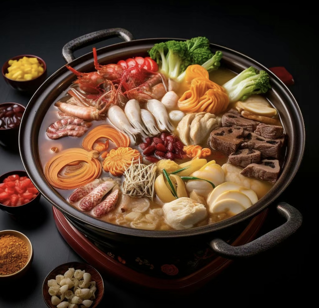火锅盛宴，等你来享。从经典锅底到创意菜品 配图3