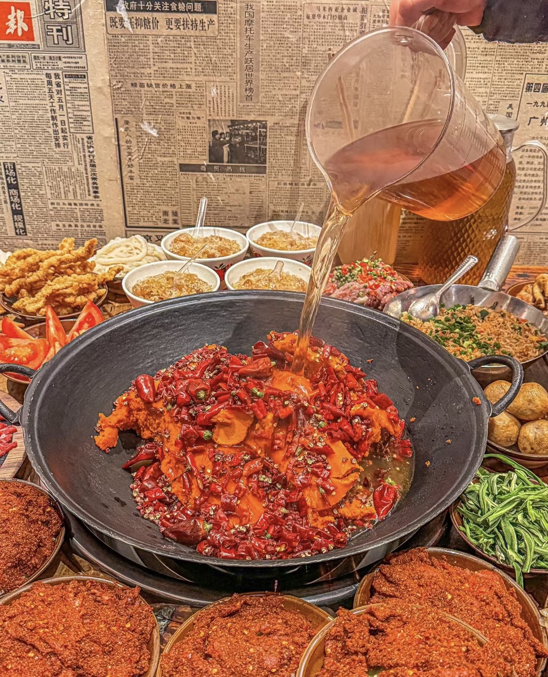 麻辣牛肉火锅 主打一个麻辣鲜香！手工麻辣 配图3