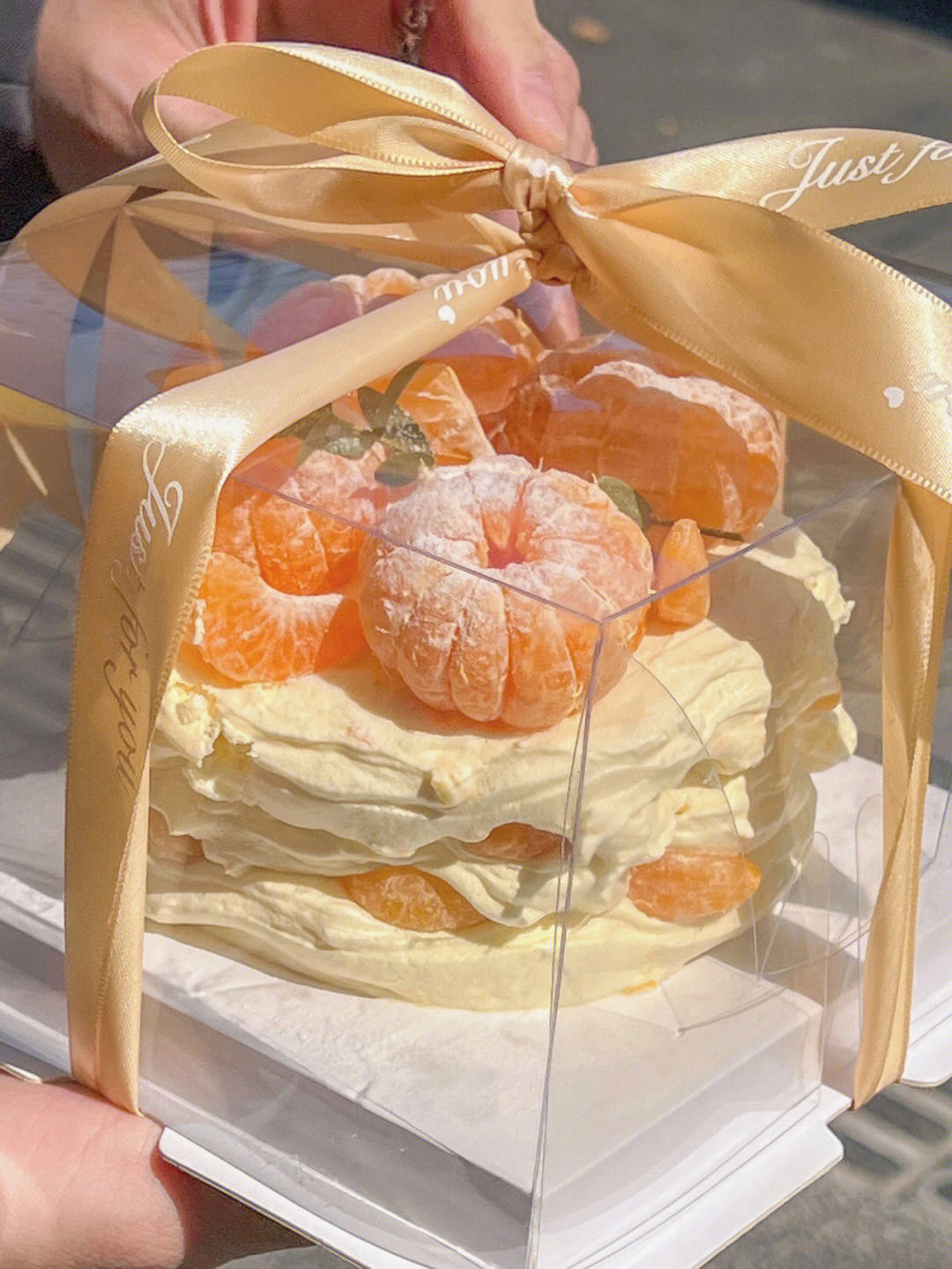🍰蛋糕胚搭配橘子果肉🍊奶油细腻丝滑、入口 配图1