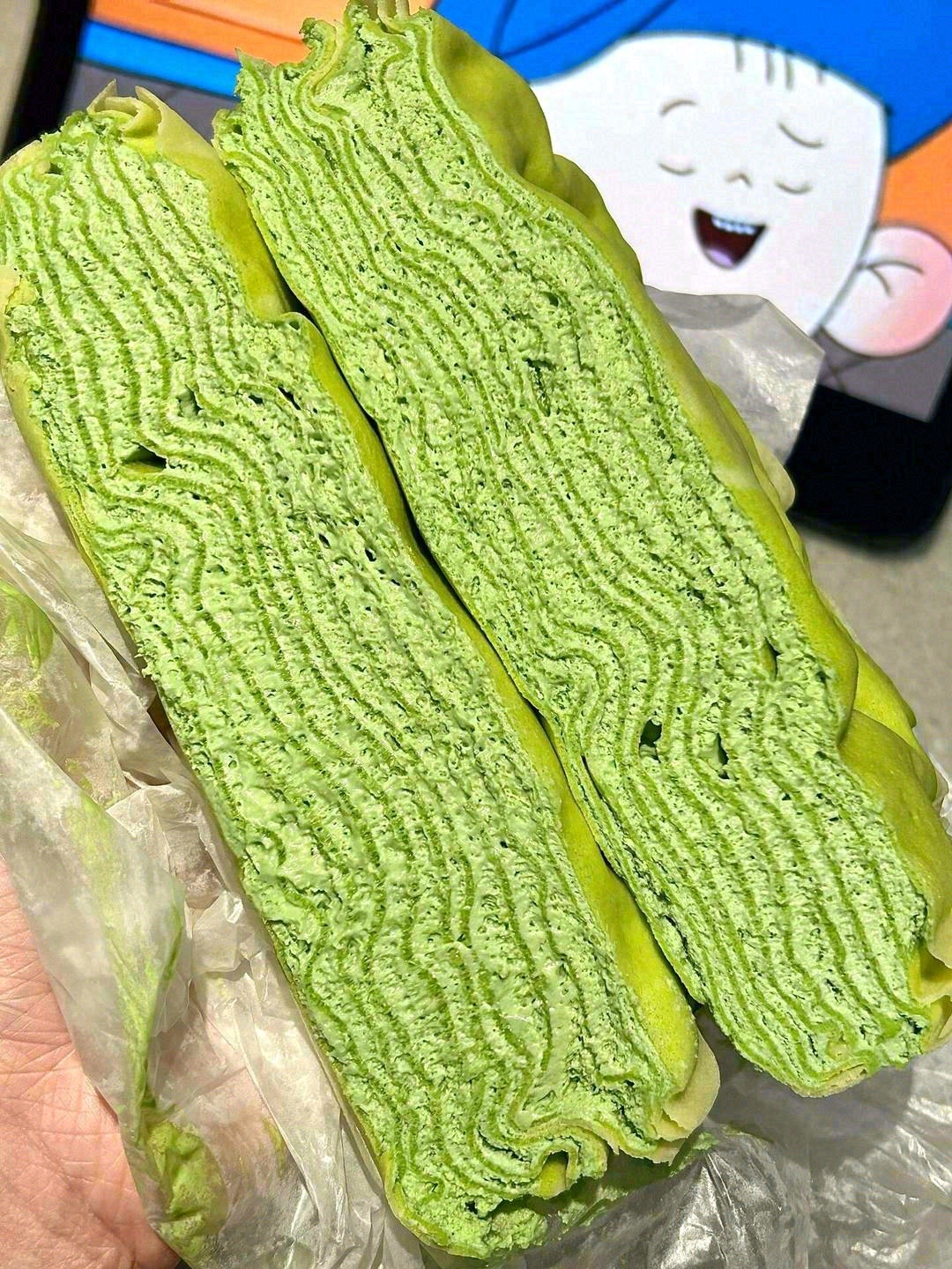 开心果千层🍰，具有独有的清新治愈的颜色🌿 配图2