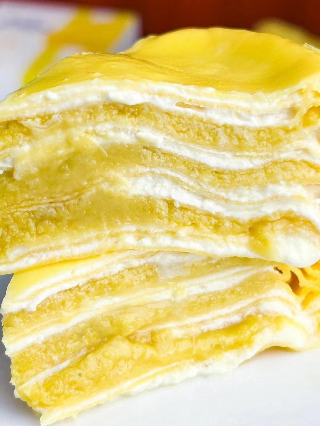 猫山王榴莲千层🍰#520专享 在这一个怦 配图1