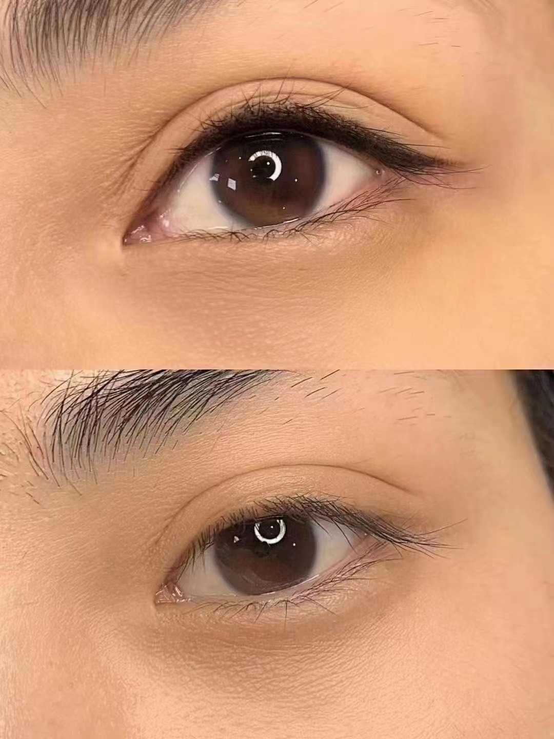 美瞳线✅ 想要眼睛自带美瞳 填补睫毛中间