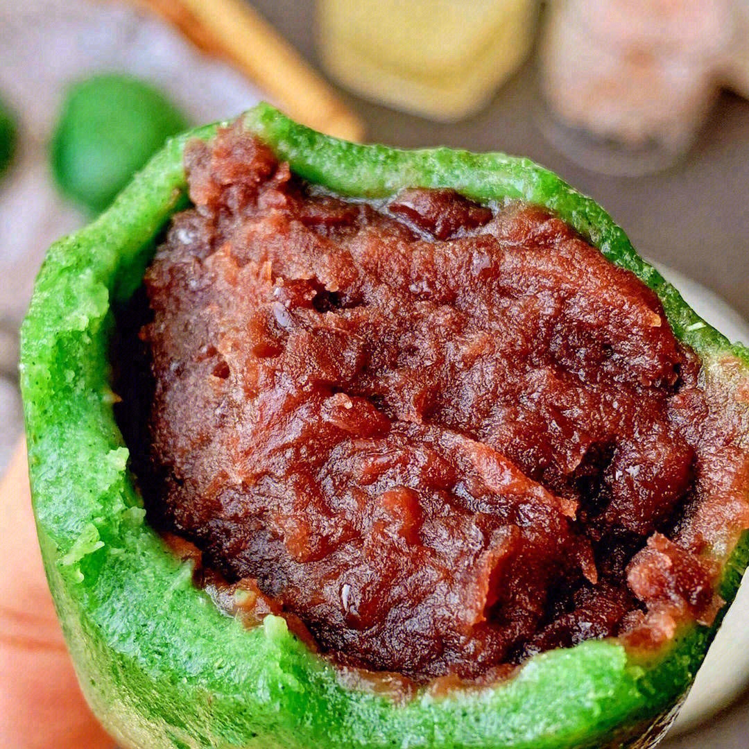 💕最喜欢豆沙馅的，豆沙口感很绵密🍥微甜完 配图1