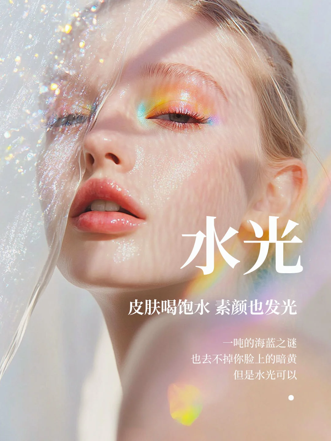 皮肤喝饱水 素颜也发光 一吨的海蓝之谜 