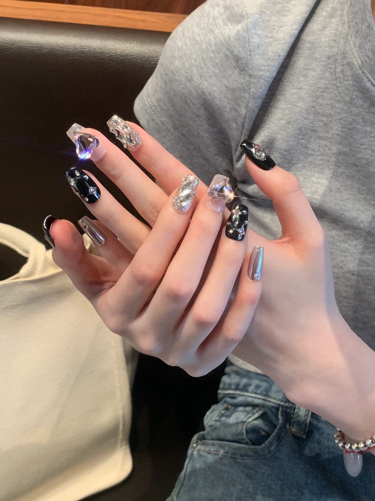 又甜又欲的y2k千禧辣妹风 甜辣美甲必须 配图2
