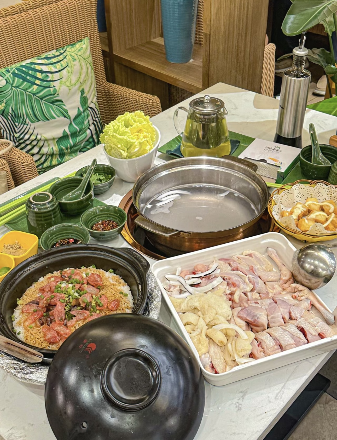 美好从这锅清香四溢的椰子鸡火锅开始。清甜 配图1
