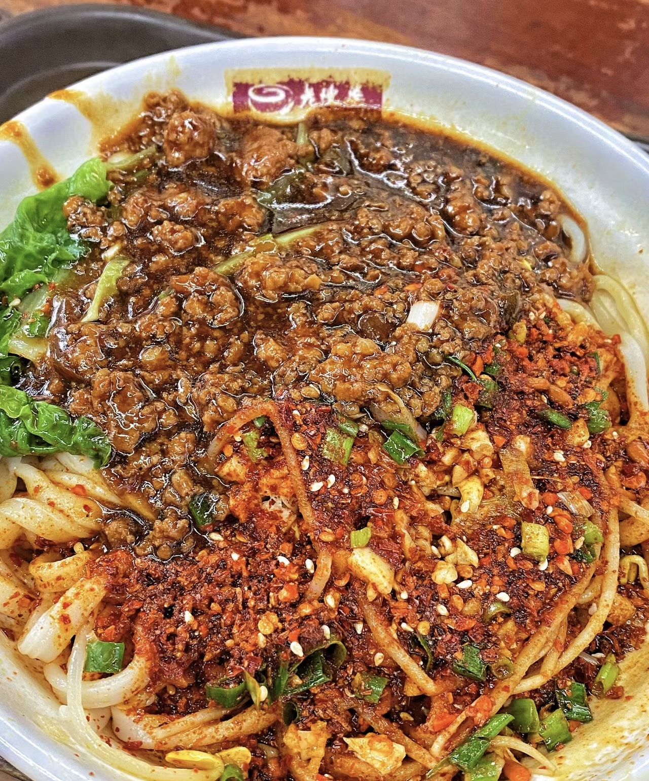面条的艺术，舌尖的享受。面馆的面，粗细随 配图1