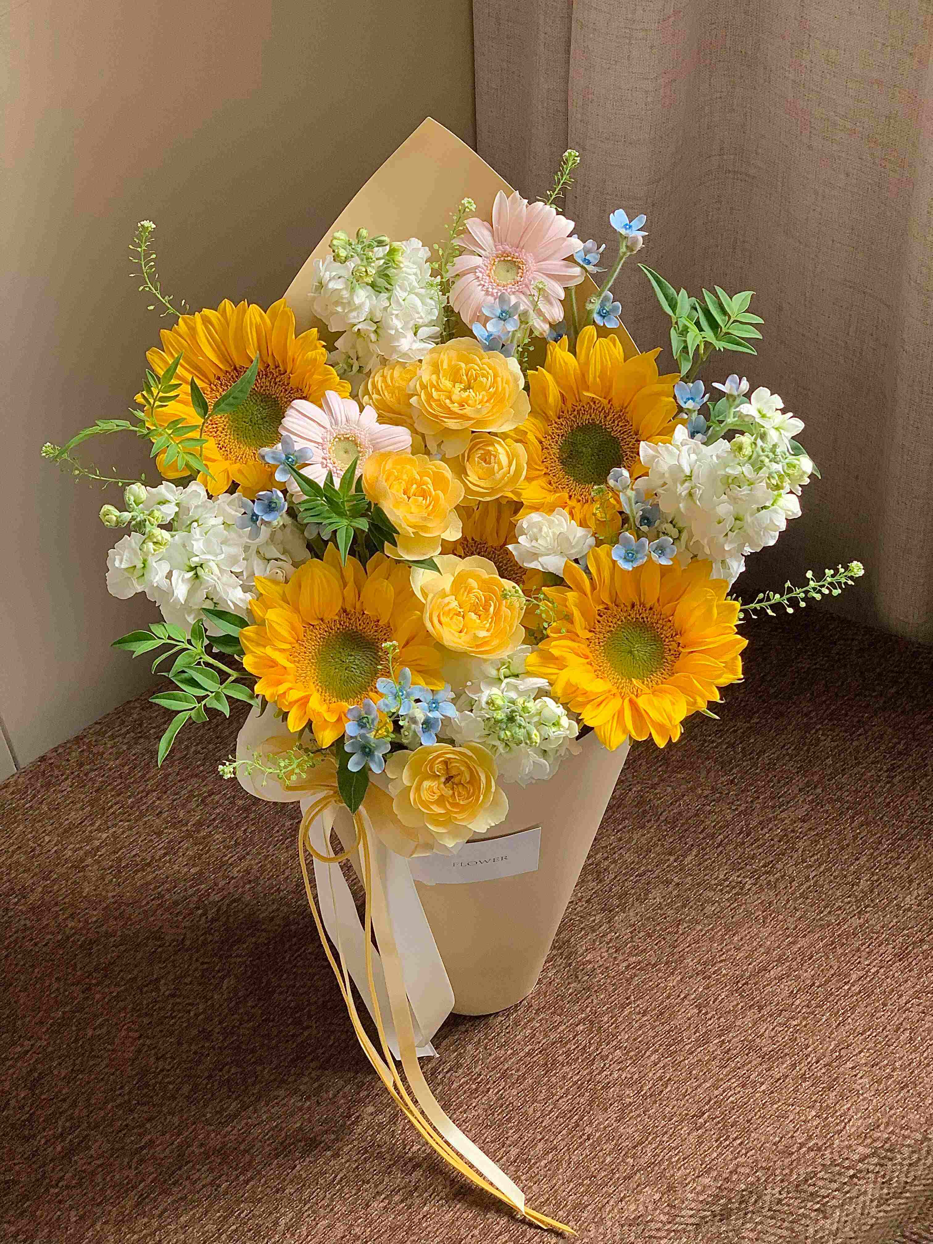 🌻向日葵的花语是 “入目无他人，四下皆是 配图1