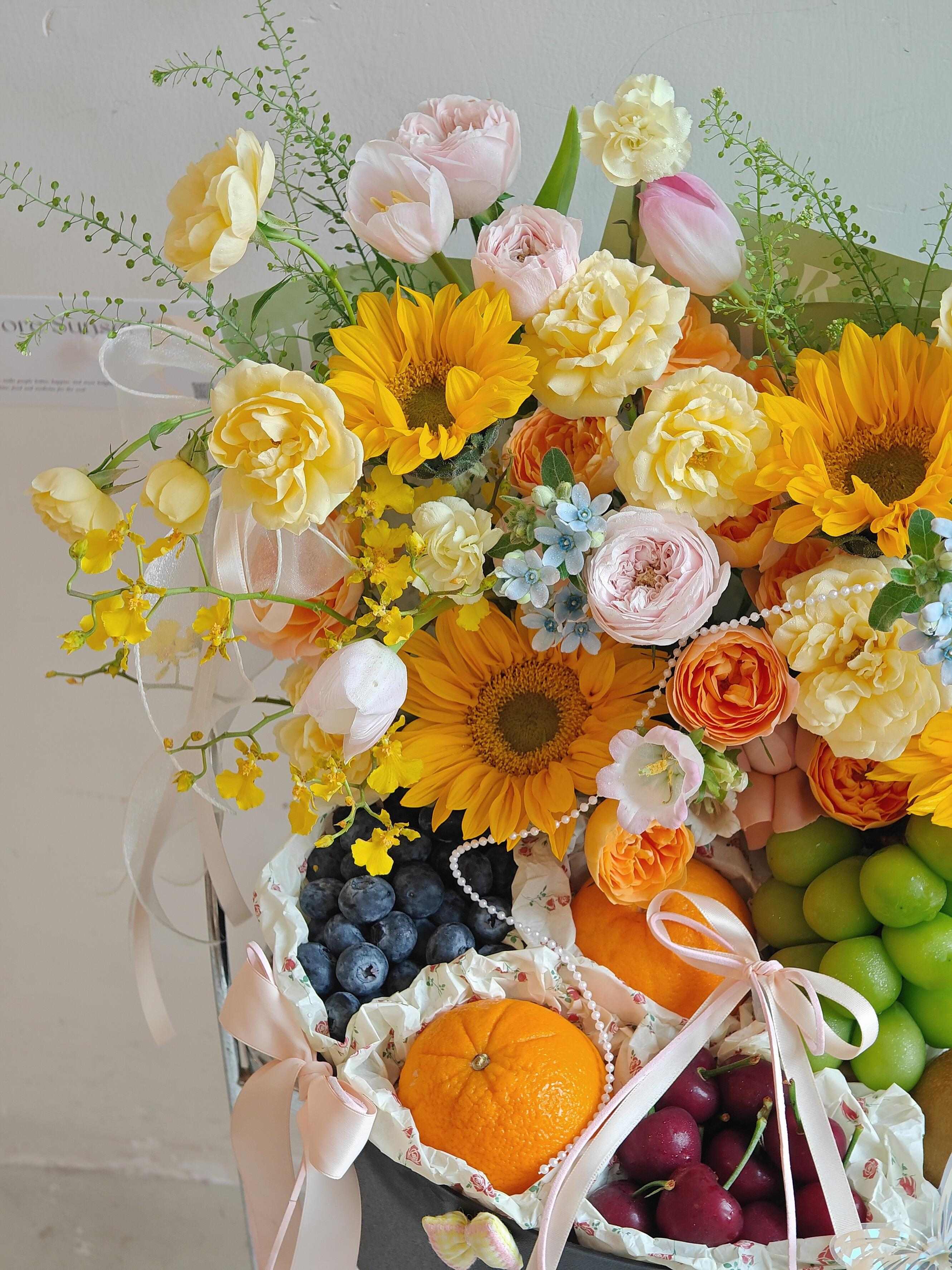 水果鲜花礼盒🌼浪漫与实用的双向选择 🌻向 配图1