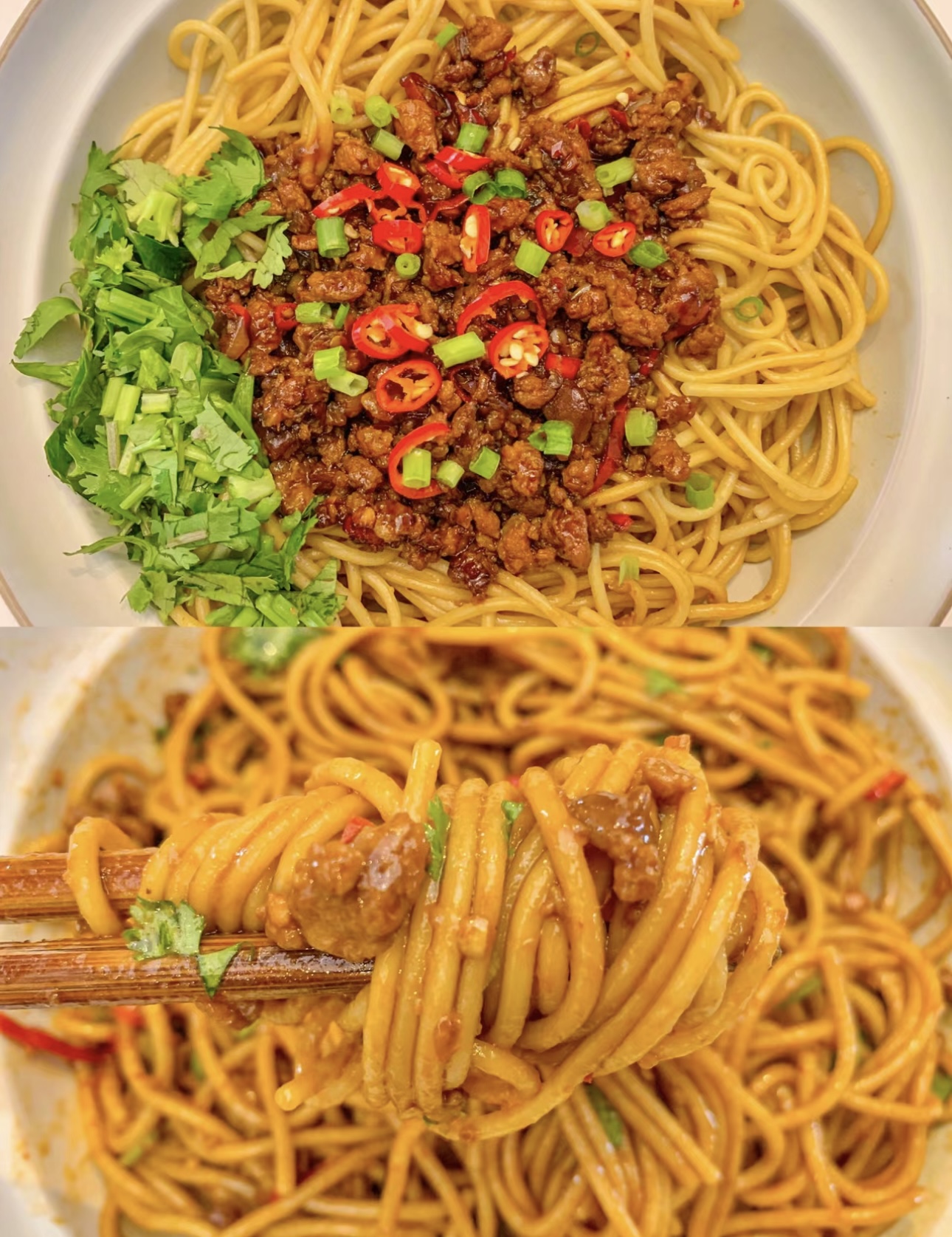 肉酱拌面，浓郁肉酱散发着醇厚香气。拌上筋 配图3