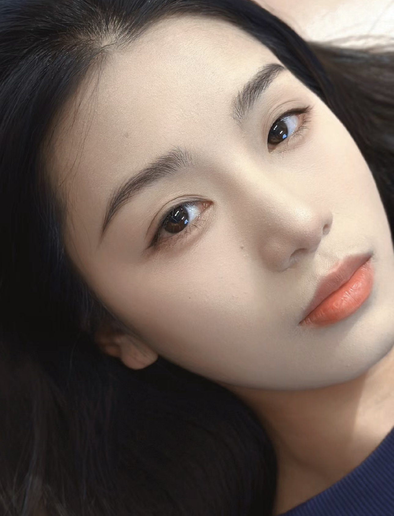 纹眉，精心雕琢的美丽。一笔一划，塑造出自 配图1