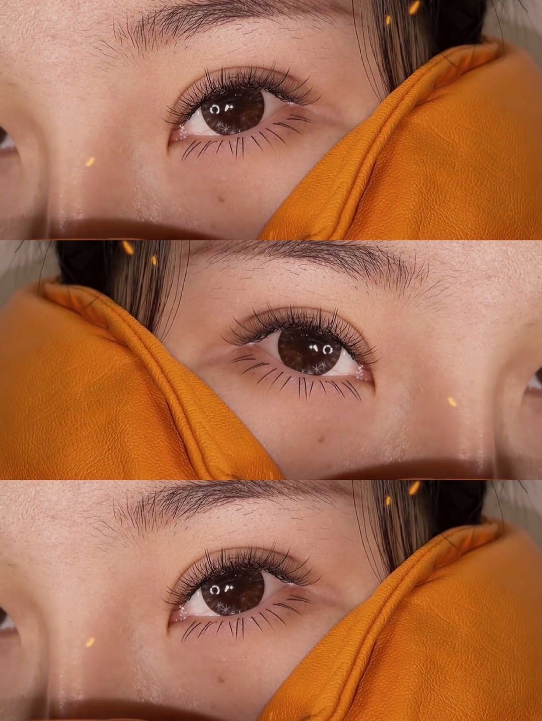 ⠀ 今日份美睫 芭蕉舒卷 烛影摇曳 美眸