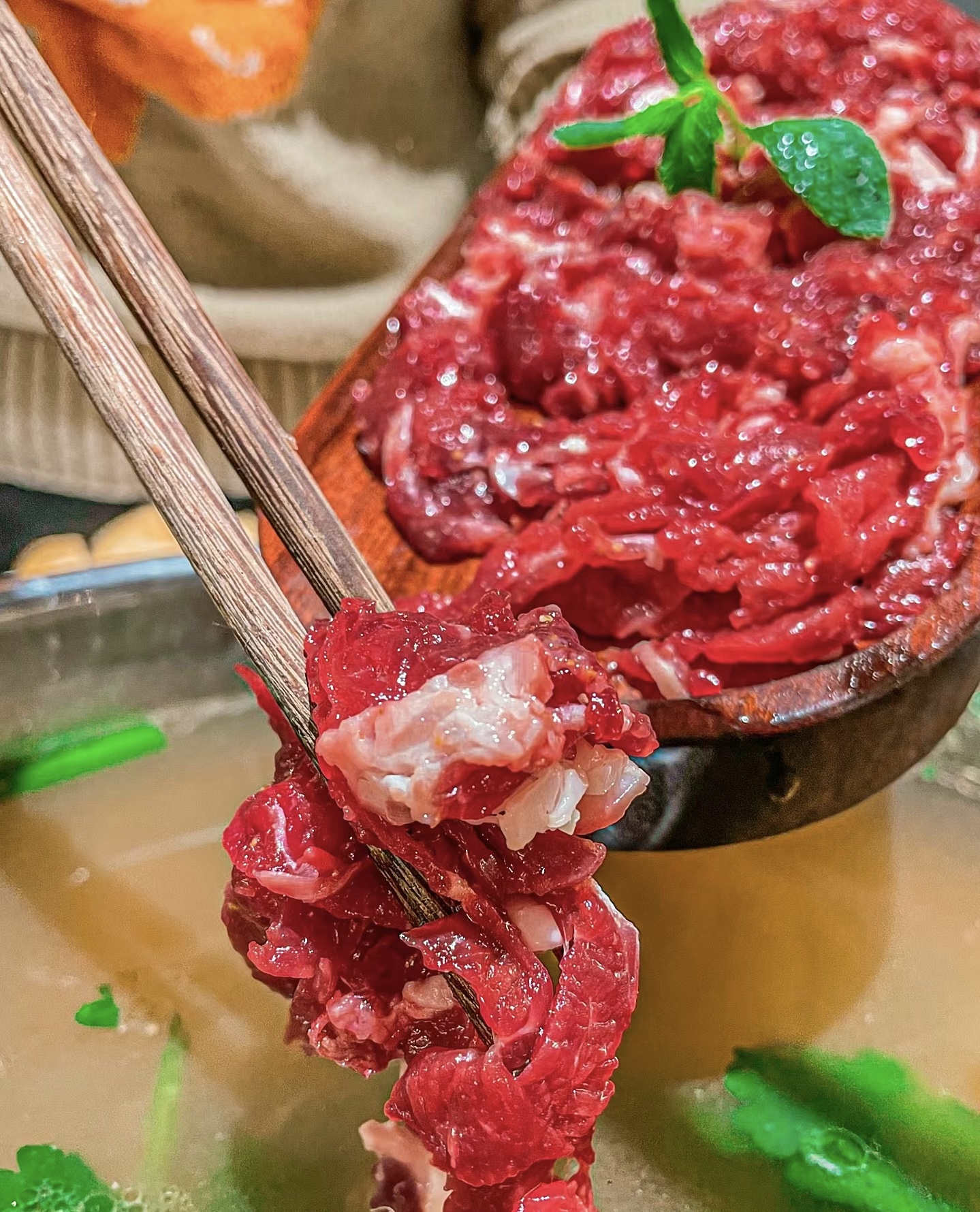新鲜涮牛肉火锅 作为肉食爱好者，爱了［爱 配图2