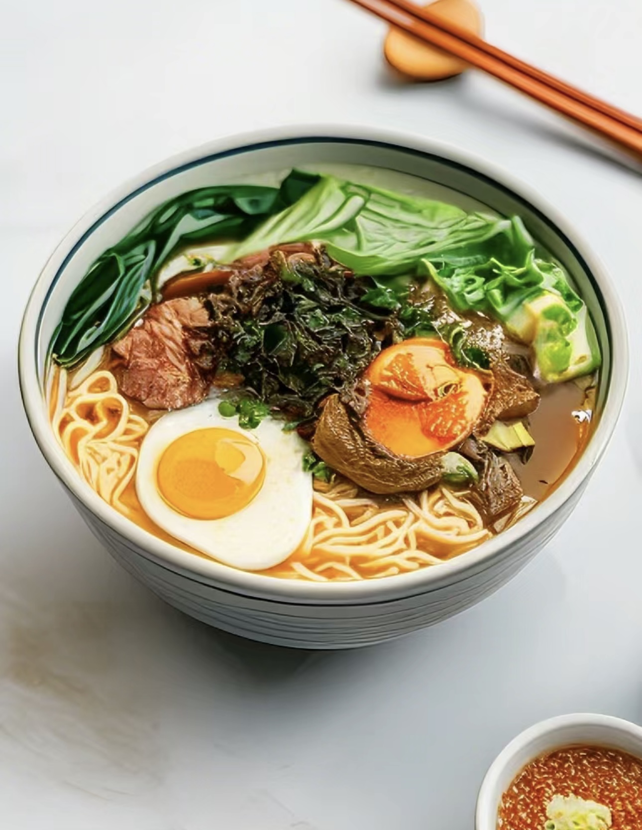 🍜 一碗面，一份情，满满的都是温暖🥰。  配图2
