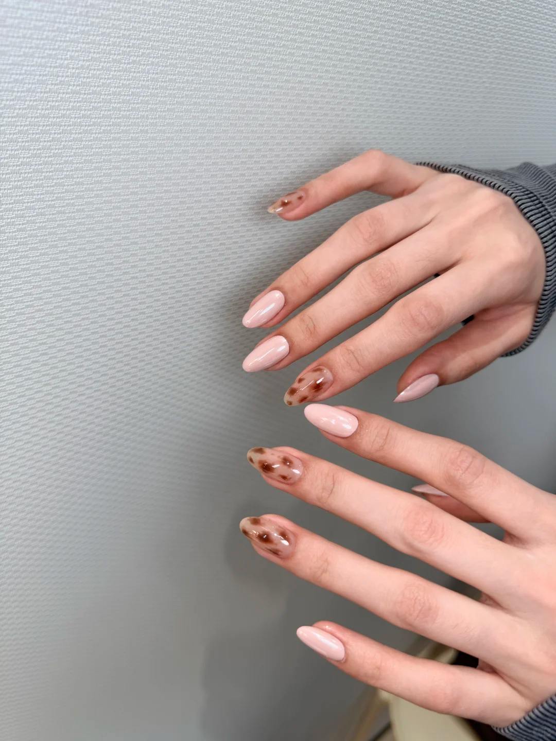 温柔粉豹纹美甲💅