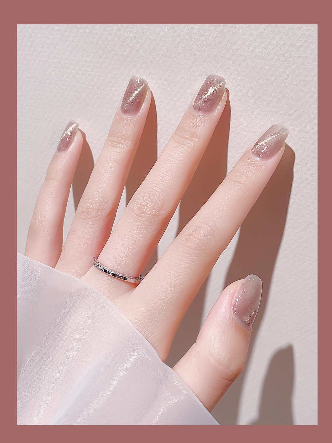 限定猫眼美甲💫温柔气质清透美甲 非常温柔 配图2