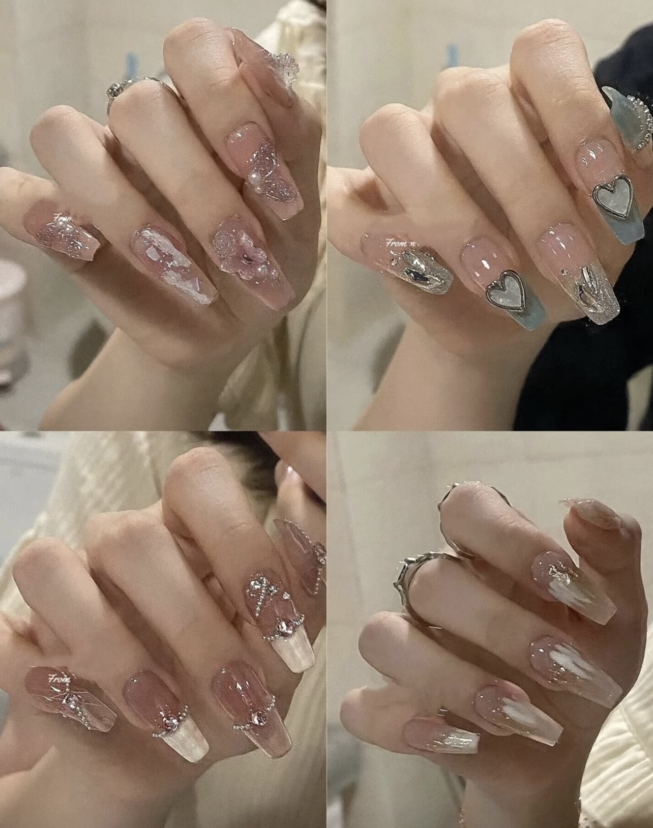 今日份美甲 美好的事物都需要等待 等一朵 配图1