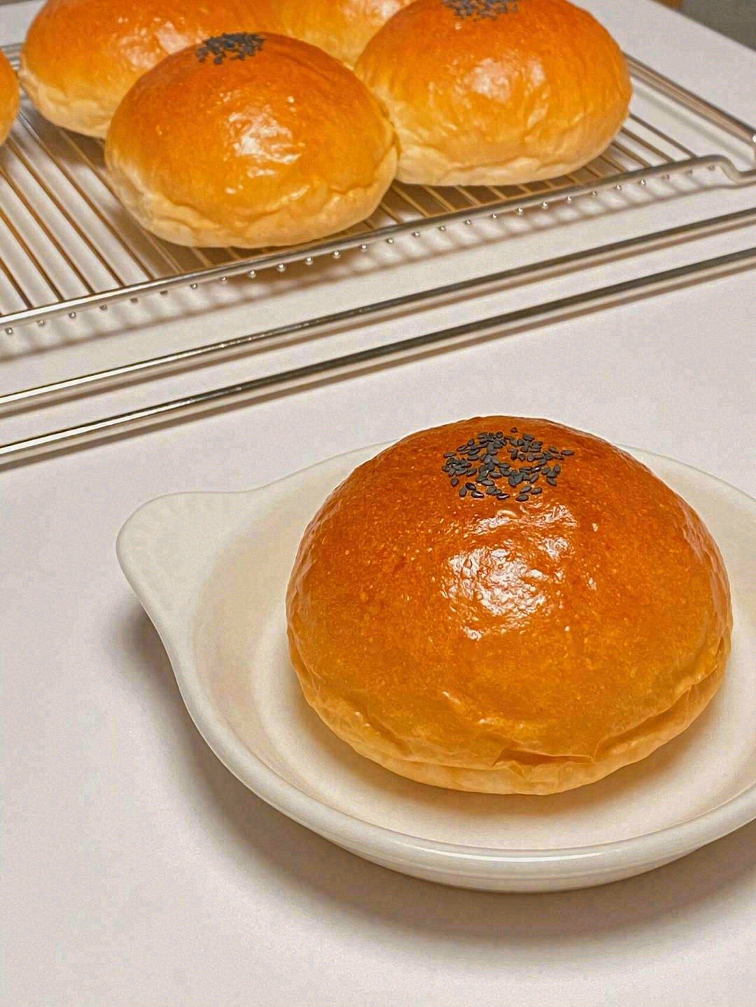 超松软『日式红豆包』🥯 面包层次丰富🌈  配图1