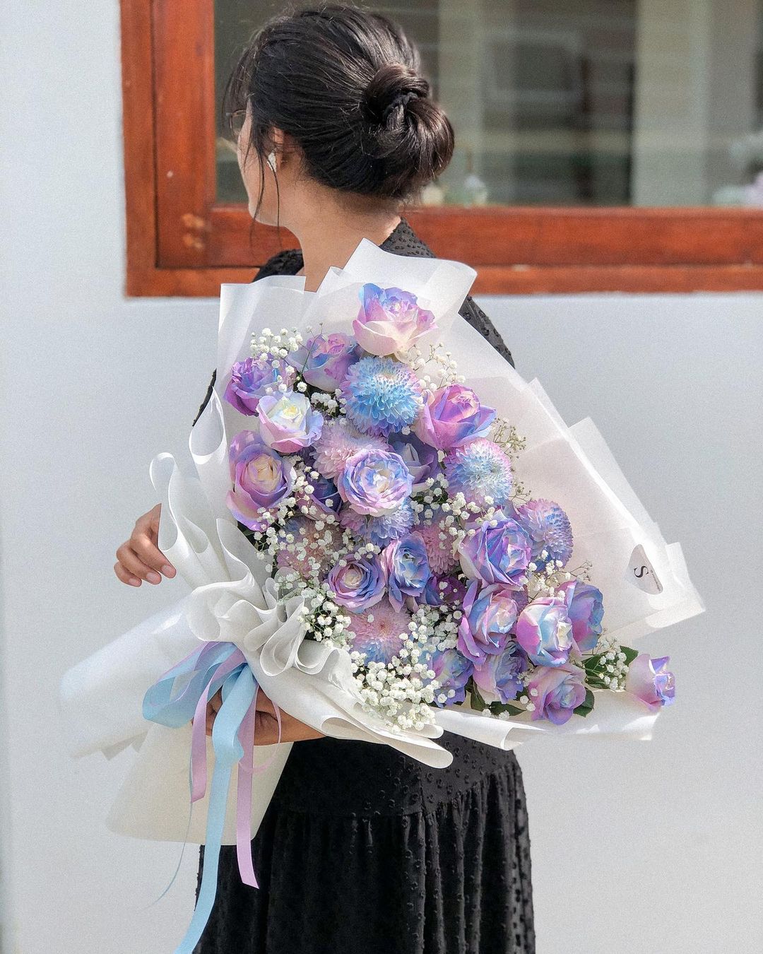 客订人鱼姬花束~ 可以永远相信鲜花带来的 配图3