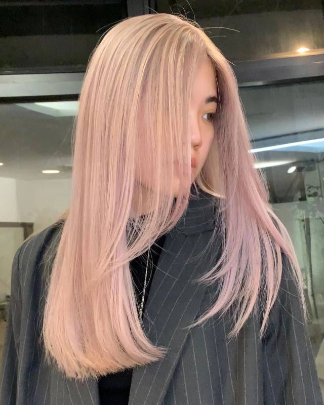 🎀薄藤米粉色🎀显白仙女发色🎀薄藤色米粉色 配图2