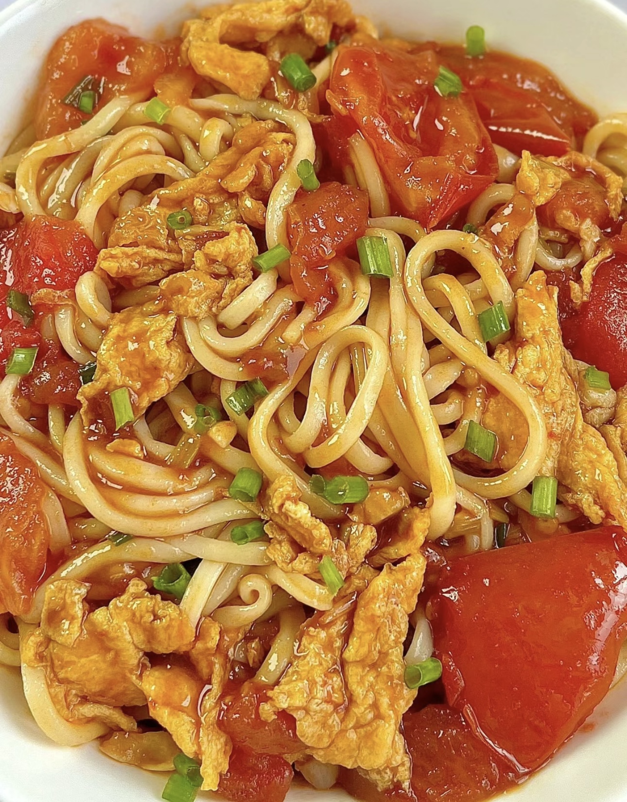 🍜红彤彤的西红柿🍅，金黄的鸡蛋🥚，搭配在 配图3
