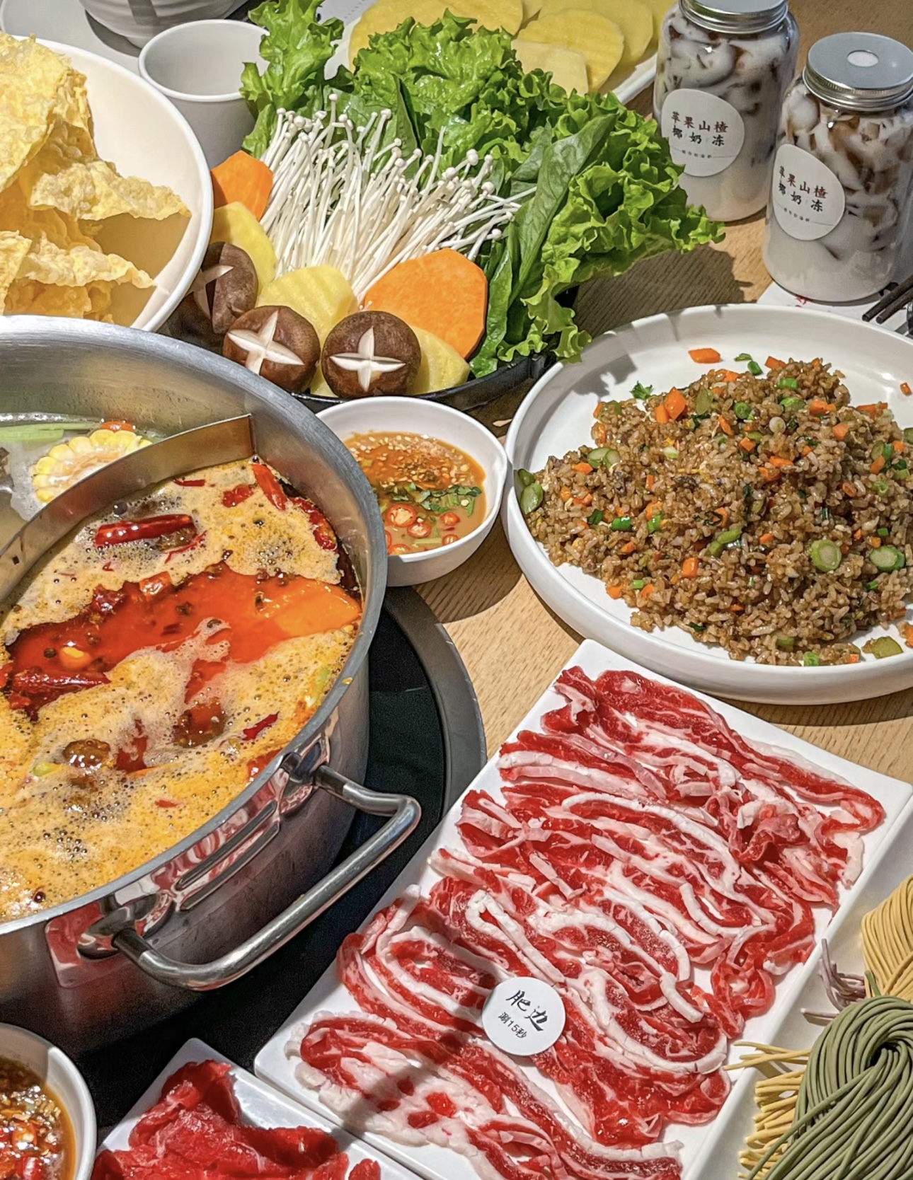 现切的I鲜肥牛^|匙柄^看着就新鲜，师傅 配图3