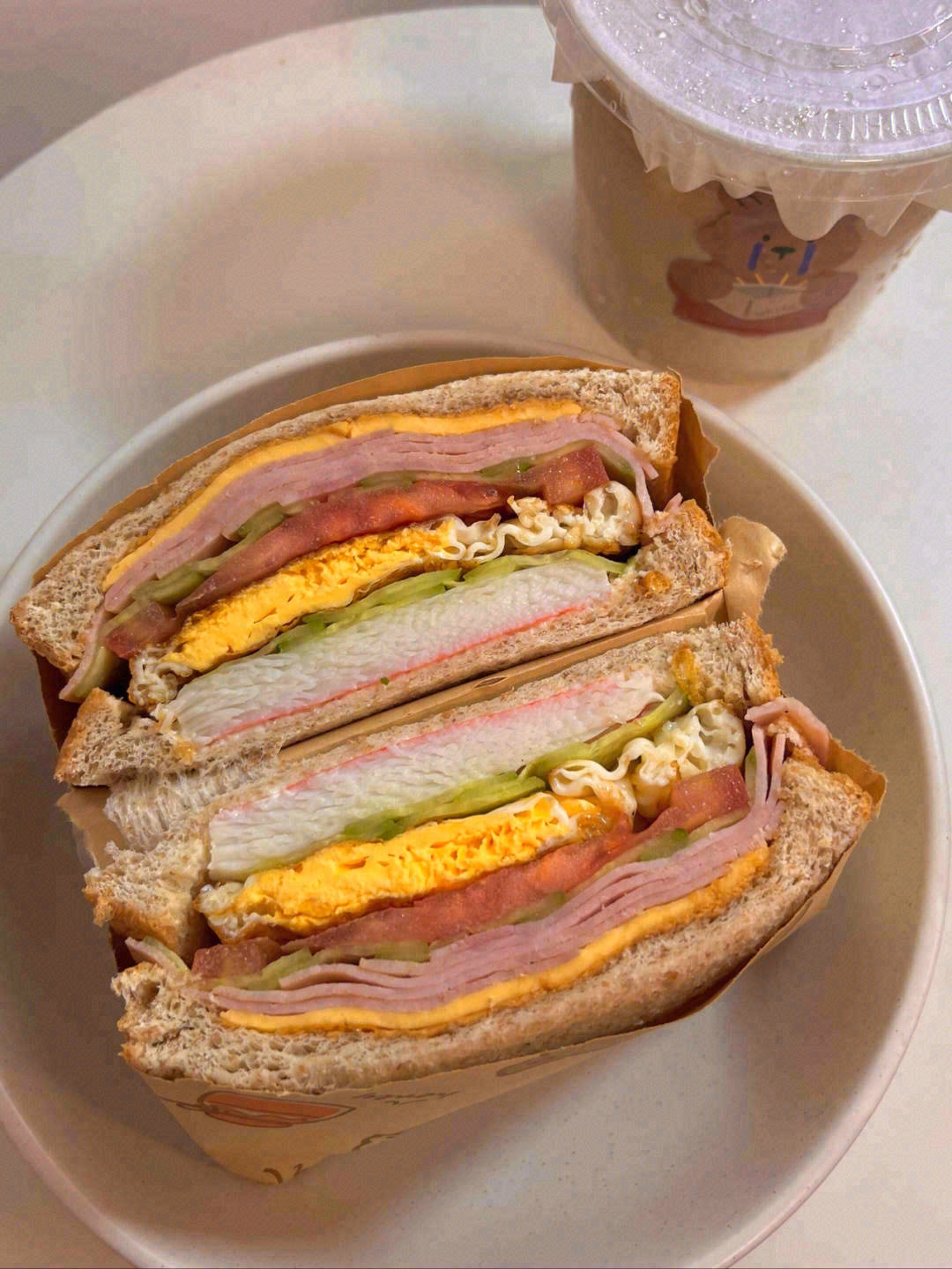🔥煎的外焦里软的蛋奶吐司夹着双层馅料🥪， 配图2